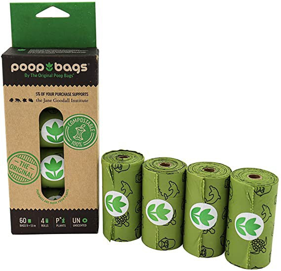 BOLSA COMPOSTABLE. INCLUYE 4 ROLLOS